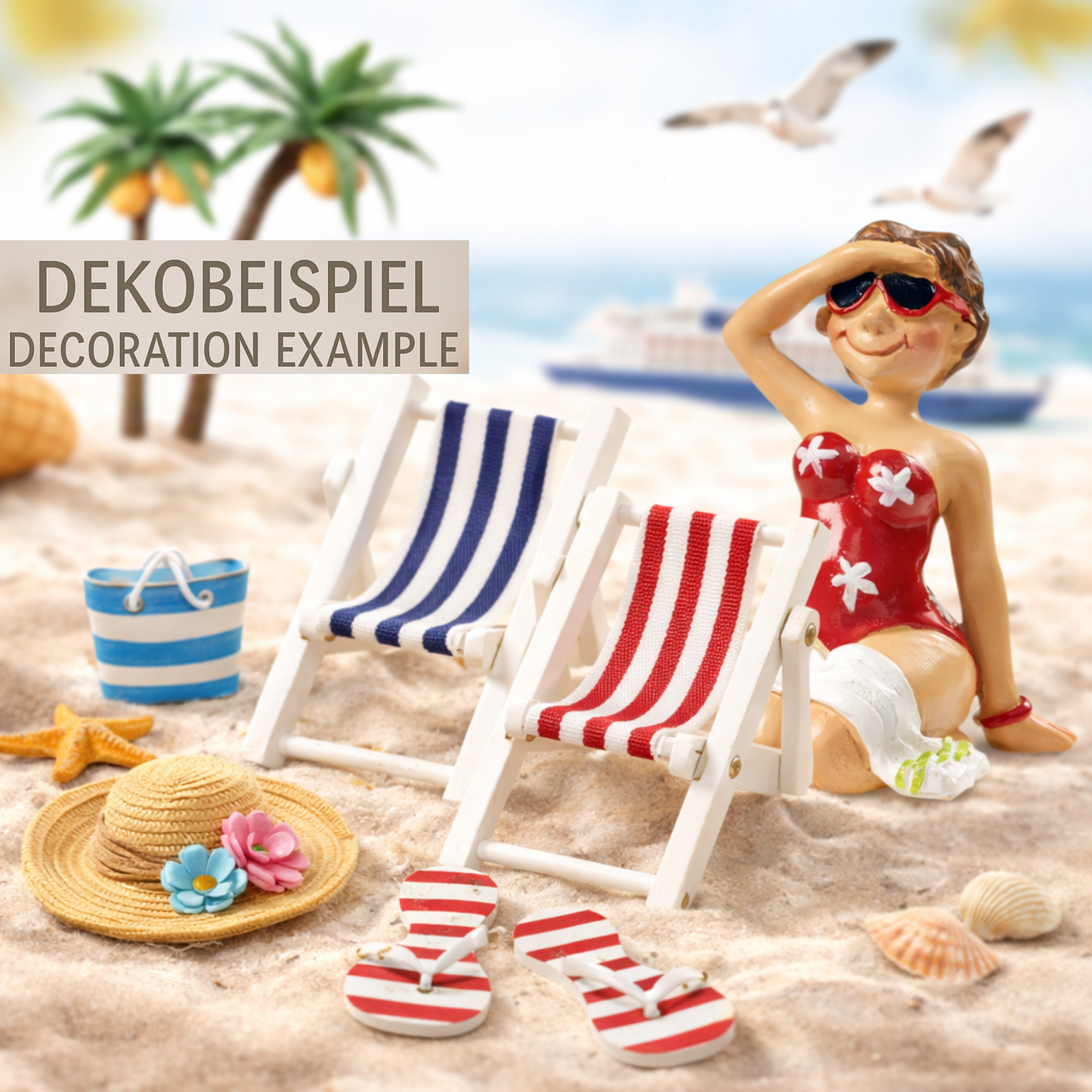 Dekobeispiel Maritim Diorama