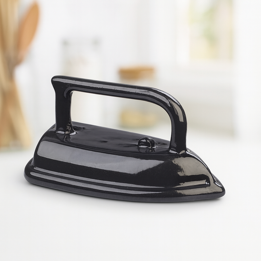 Miniatur Bügeleisen aus Metall, ca. 2 cm – Wichtel Zubehör für Wichtelhaus oder Geldgeschenke