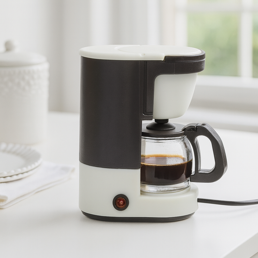 Miniatur Kaffeemaschine aus Kunststoff als Wichtel Zubehör für das Wichtelhaus