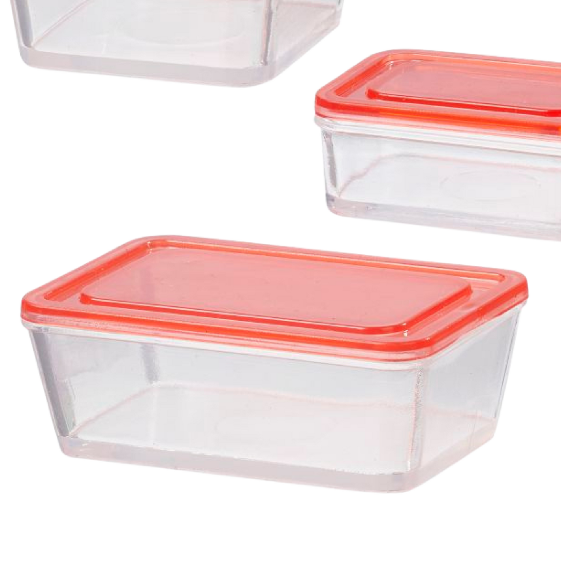 Miniatur Lunchbox Vorratsschalen Set zum Öffnen für das Wichtelhaus