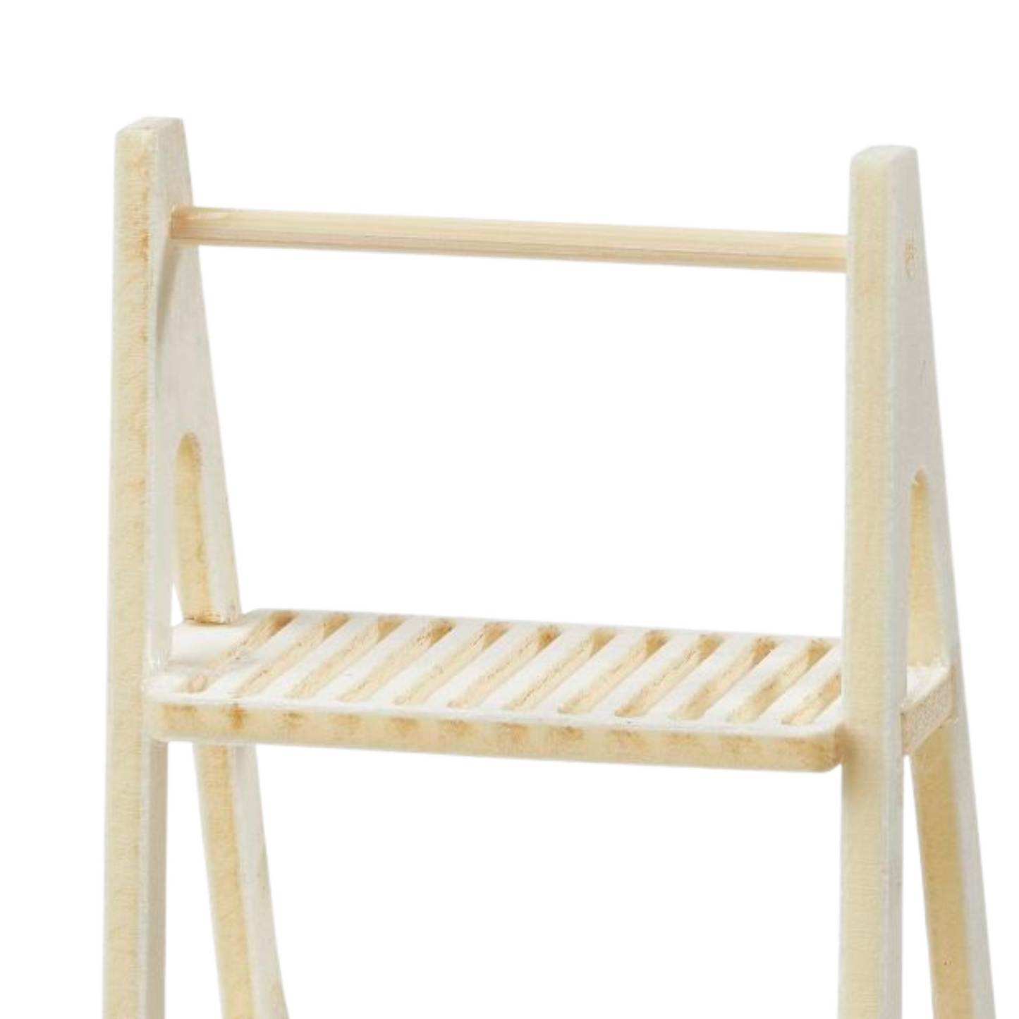 Miniatur Regal aus Holz mit zwei Ablagen, Wichtel Zubehör für Wichtelhaus und Geldgeschenke