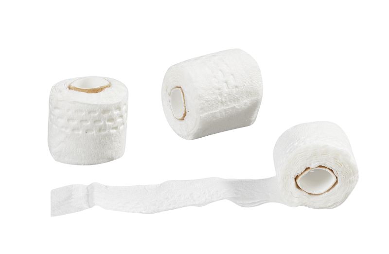 Miniatur Toilettenpapier 10 Rollen ca. 1 cm, lustiges Wichtel Zubehör für Wichtelhaus und Geldgeschenke