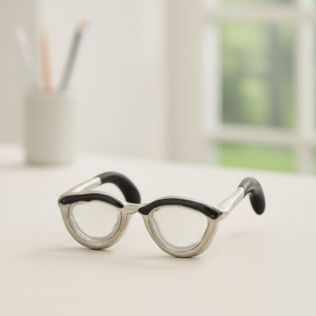 Miniatur Brille aus Kunststoff für Wichtel, lustiges Wichtel Zubehör für Wichtelhaus und Geldgeschenke