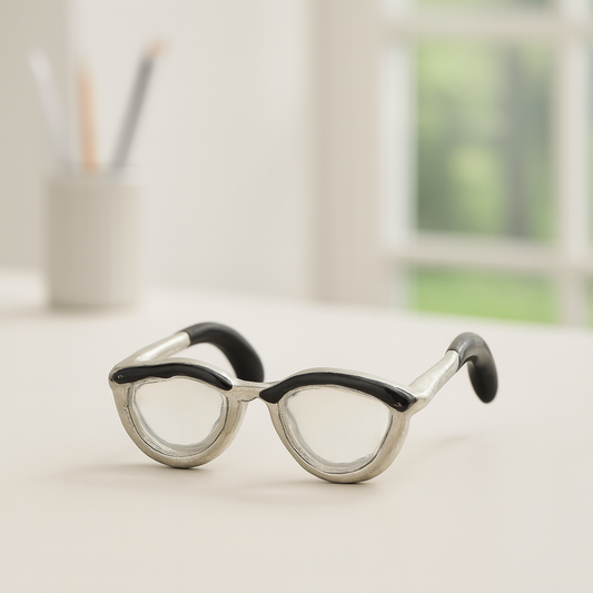 Miniatur Brille aus Kunststoff für Wichtel, lustiges Wichtel Zubehör für Wichtelhaus und Geldgeschenke