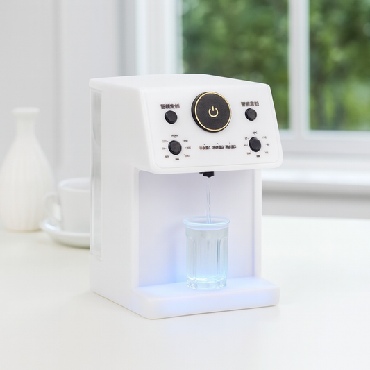 Miniatur Kaffeeautomat aus Kunststoff ca. 3,5x4,2x5,5 cm mit Licht als Wichtel Zubehör