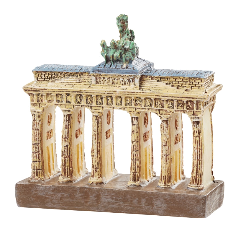 Brandenburger Tor Berlin Miniatur Dekofigur aus Polyresin 5,5 cm für Diorama Modellbau Bastelartikel und Geldgeschenk Zubehör