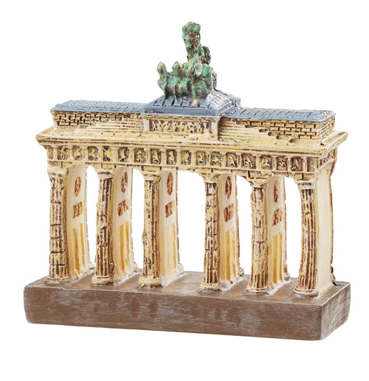 Brandenburger Tor Berlin Miniatur Dekofigur aus Polyresin 5,5 cm für Diorama Modellbau Bastelartikel und Geldgeschenk Zubehör