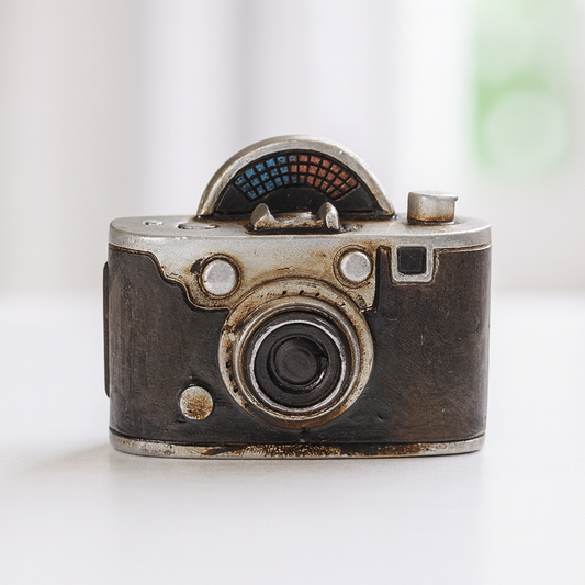 Miniatur Fotoapparat Retro aus Polyresin, ca. 5cm – Wichtel Zubehör
