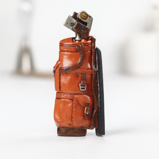 Golfbag Dekofigur Miniatur Golfsport Tasche mit Schläger aus Polyresin 8,5cm für Geldgeschenk Zubehör Diorama Modellbau