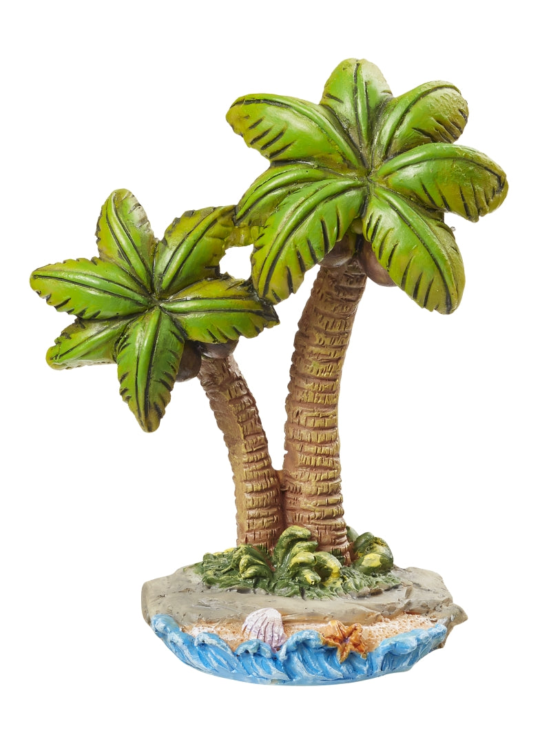Dekofigur Palme 7,5 cm Miniatur aus Polyresin für maritim Sommer Urlaub Diorama Tischdekoration Bastelartikel Geschenkidee Zubehör